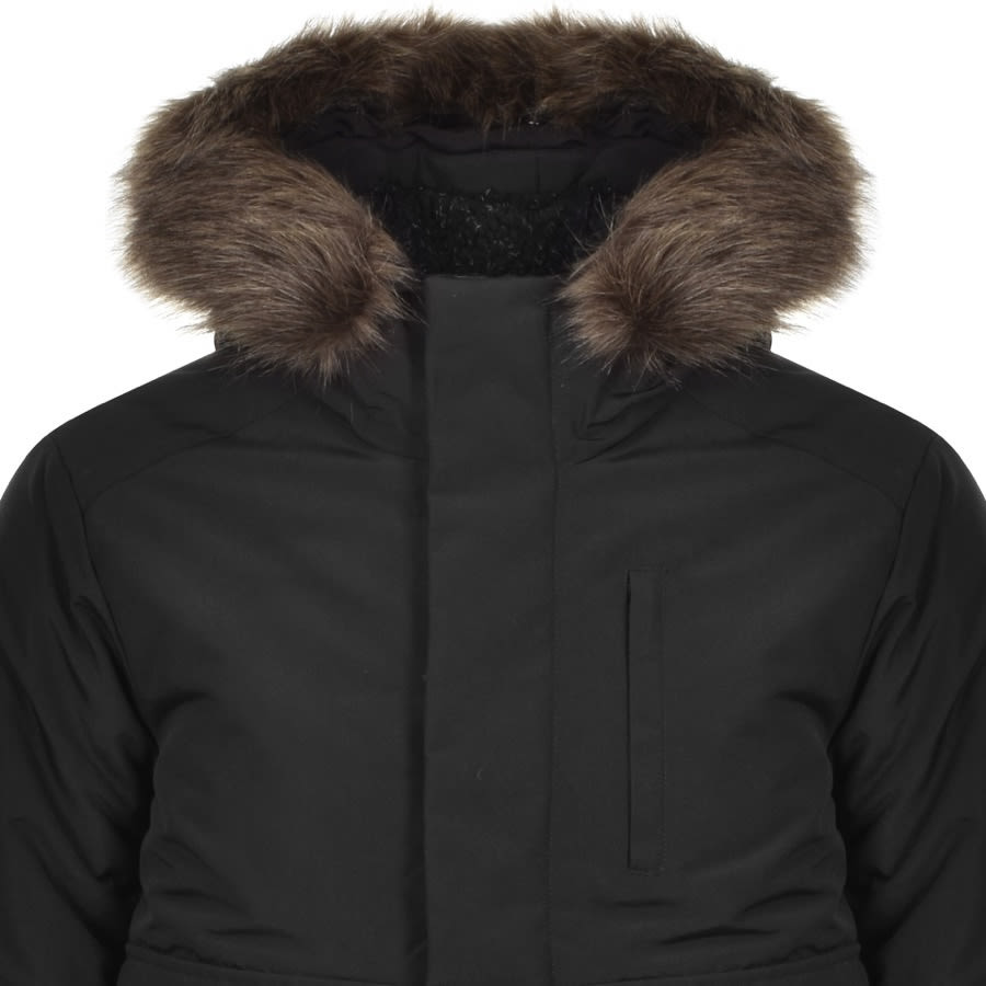 Alternative Image for ProductSuperdry Hooded Everest Jacket Black2